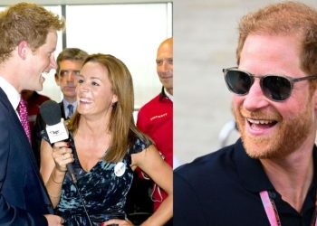 Natalie Pinkham with Prince Harry (left), Prince Harry (right) (Credits- Us Weekly, Daily Express)