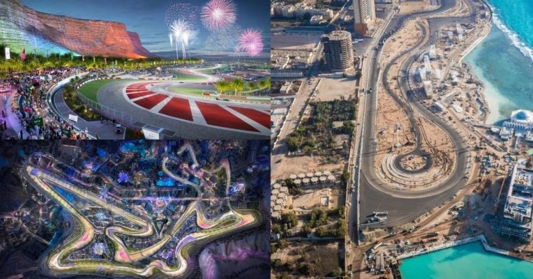 Saudi Arabia's new F1 track (Credits: X, F1)
