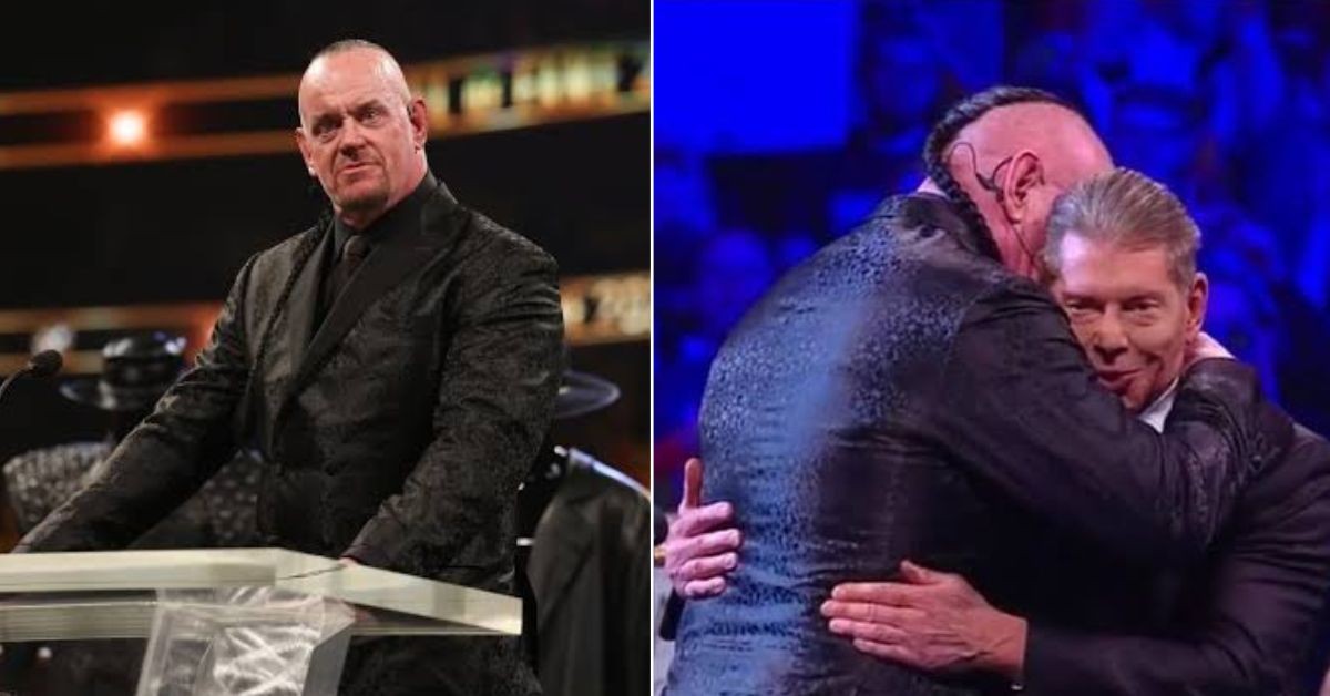 The Undertaker was inducted into the Hall of Fame by Vince McMahon