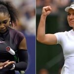 Serena Williams and Simona Halep