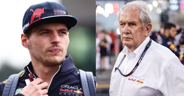 Max Verstappen (left), Helmut Marko (right) (Credits- Red Bull Content Pool, Reddit)