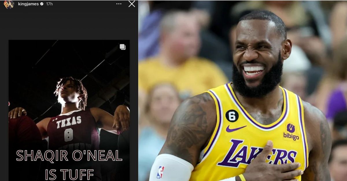 LeBron James' Instagram story about Shaqir O'Neal