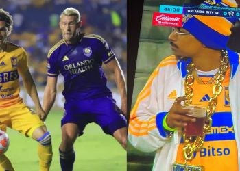 Tupac doppelganger was spotted in a match between Orlando City's against Tigres UANL