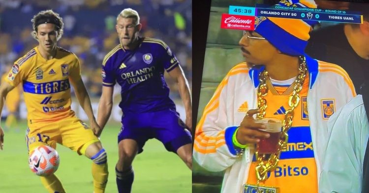 Tupac doppelganger was spotted in a match between Orlando City's against Tigres UANL