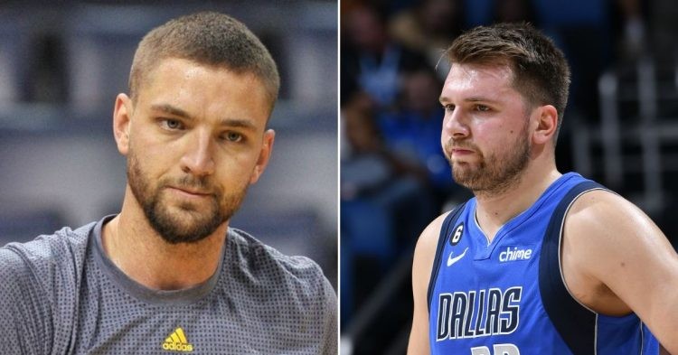 Chandler Parsons and Luka Doncic (Credits - Larry Brown Sports and Mavs Moneyball)