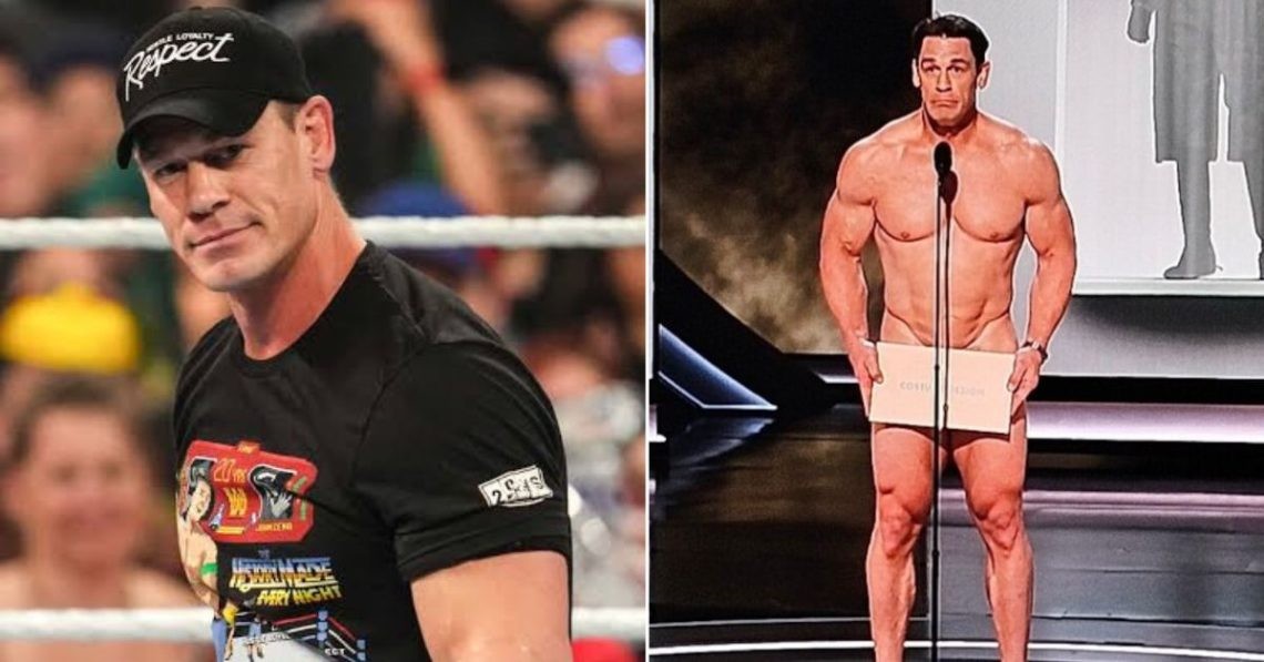 This Is Hilarious Fans React As John Cena Goes Fully Naked To Present An Award At Oscars