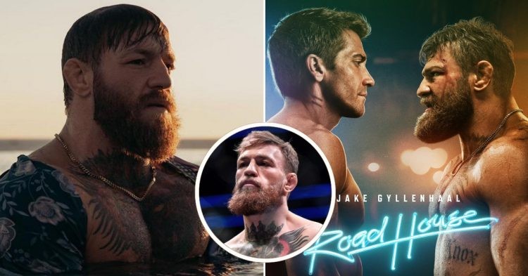 Conor McGregor in Road House 2024 poster (right)