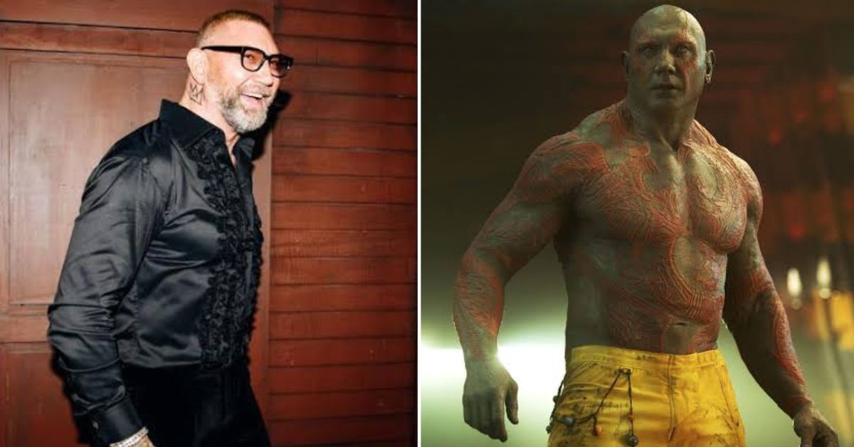 Dave Bautista over the years in Hollywood
