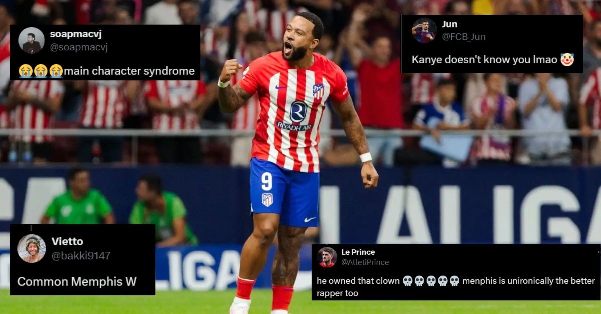 Fans react to Memphis Depay threatening Kanye West