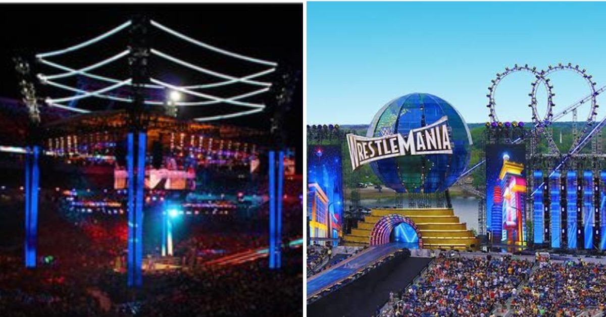 WrestleMania 33 stage