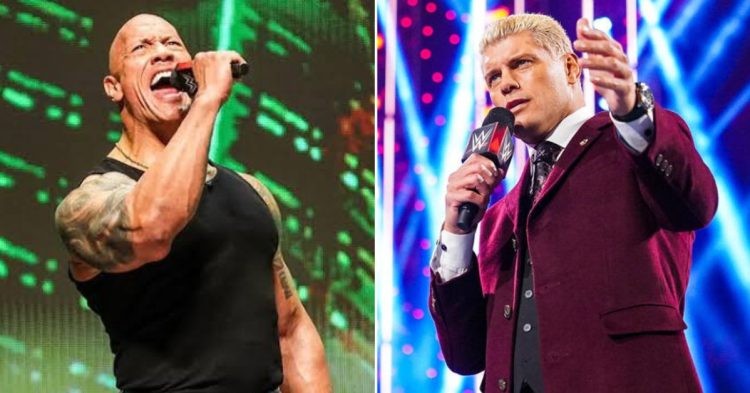 Dwayne Johnson gets a response from Cody Rhodes