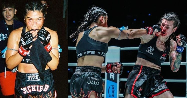 Jackie Buntan fights at ONE Championship