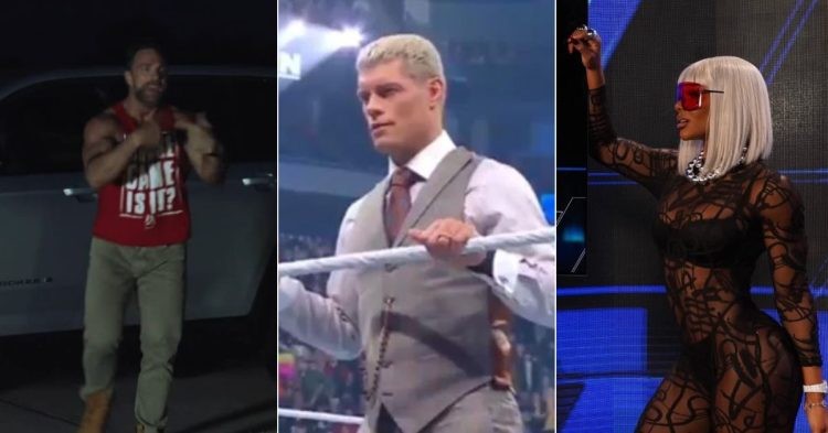 LA Knight, Cody Rhodes and Jade Cargill WWE SmackDown