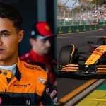 Lando Norris (left), McLaren at Australian Grand Prix (right) (Credits- X, Pitpass)