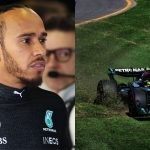 Lewis Hamilton (left), Hamilton at Australian GP 2024 (right) (Credits- Sky Sports, PlanetF1)