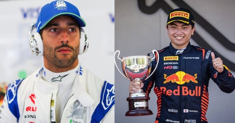 Daniel Ricciardo (left), Ayumu Iwasa (right) (Credits- The Independent, Honda.Racing)