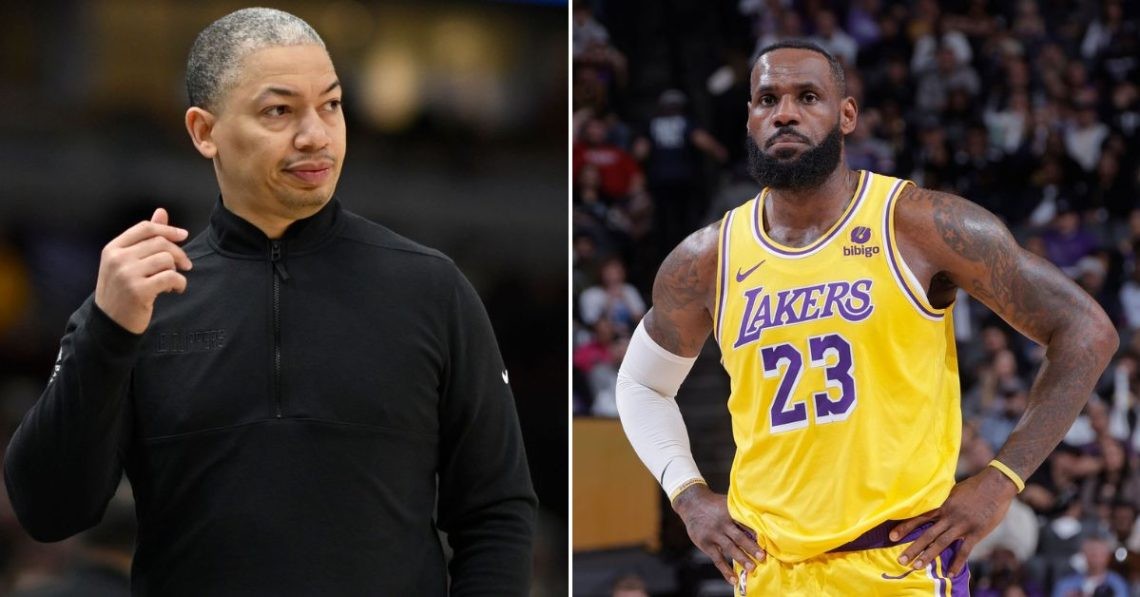Tyronn Lue and LeBron James (Credits - Getty Images)