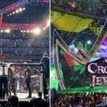 UFC event being organized (L) WWE Crown Jewel taking place in Saudi Arabia