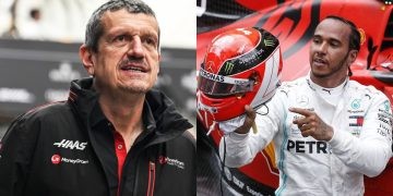 Guenther Steiner (left), Lewis Hamilton (right) (Credits- Yahoo, ClubAlfa.it)