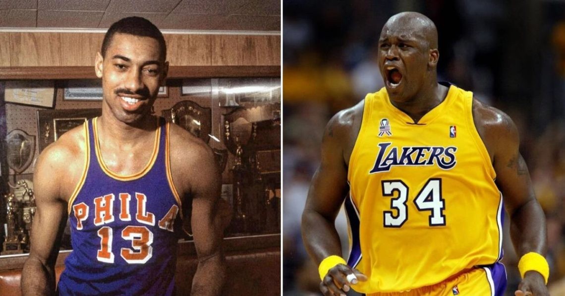 Wilt Chamberlain and Shaquille O’Neal