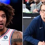 Kelly Oubre Jr. and Nick Nurse (Credits - Getty Images and Sporting News)