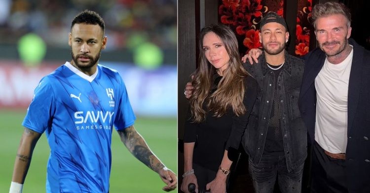 Neymar Jr. links up with David Beckham at Miami