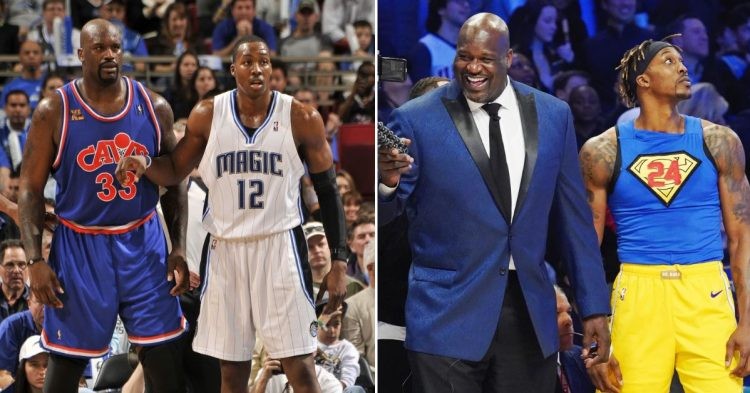 Shaquille O'Neal and Dwight Howard