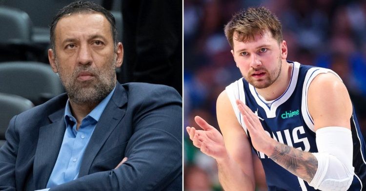 Vlade Divac and Luka Doncic (Credits - Facts.net and NBA.com)