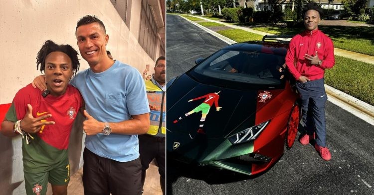 IShowSpeed gets inspired by Cristiano Ronaldo and buys his first car