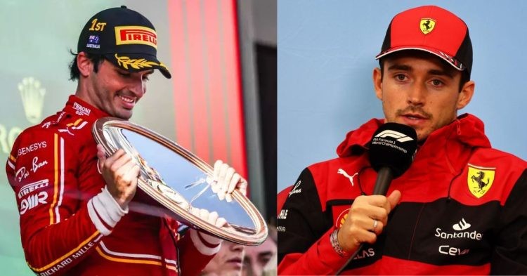 Carlos Sainz (left), Charles Leclerc (right) (Credits- Times Now, TAG24)