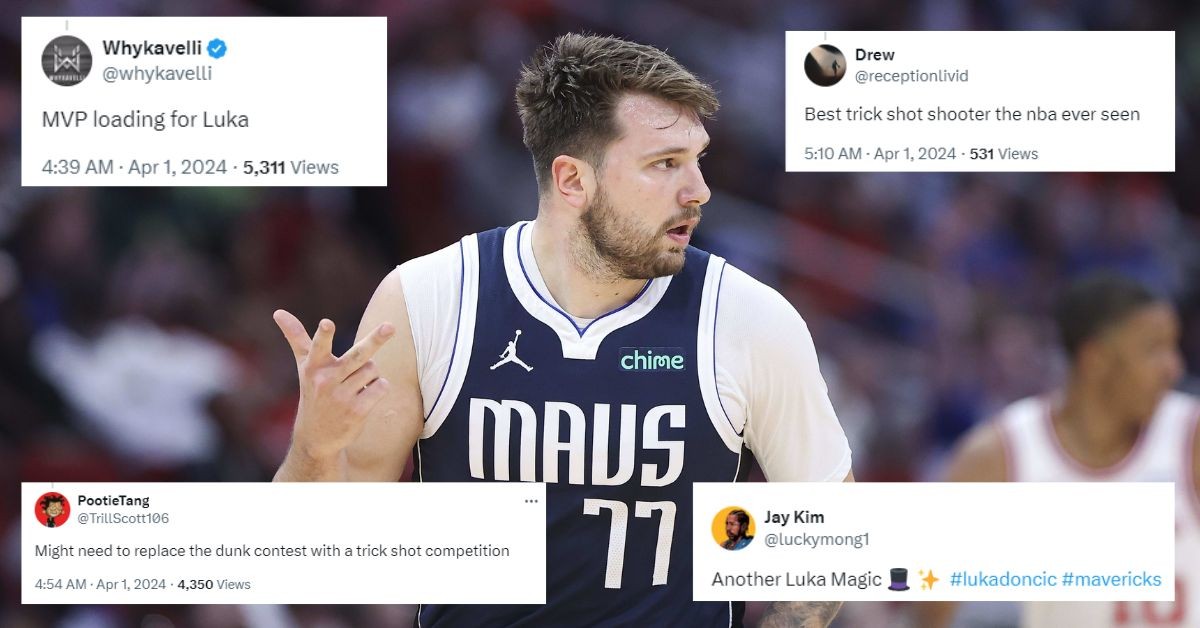 Fans react to Luka Doncic's trick shot