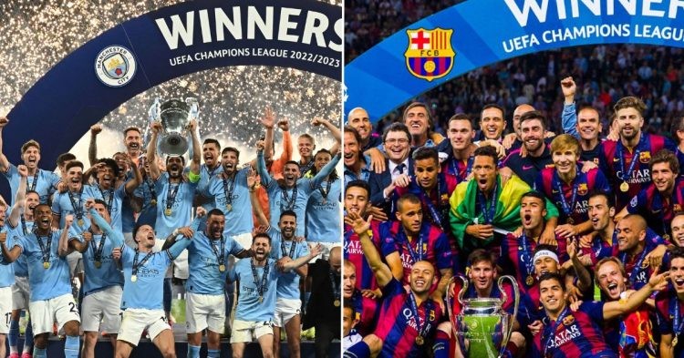 Manchester City and FC Barcelona