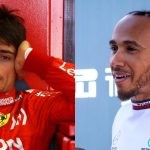Charles Leclerc and Lewis Hamilton