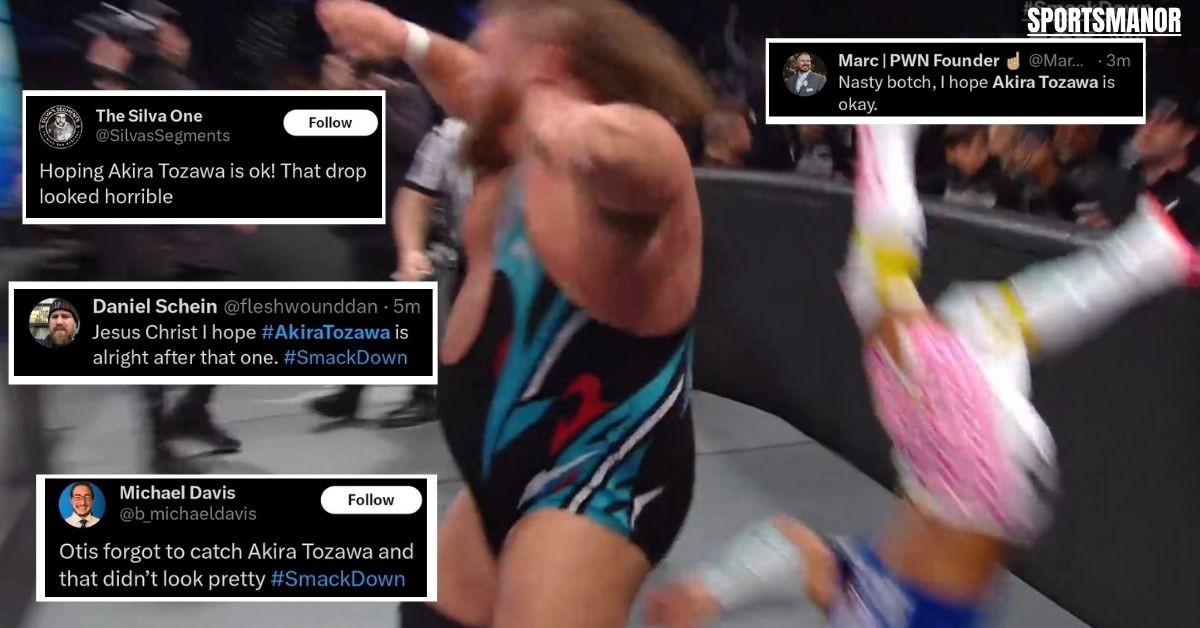 WWE fans react to the Akira Tozawa botch
