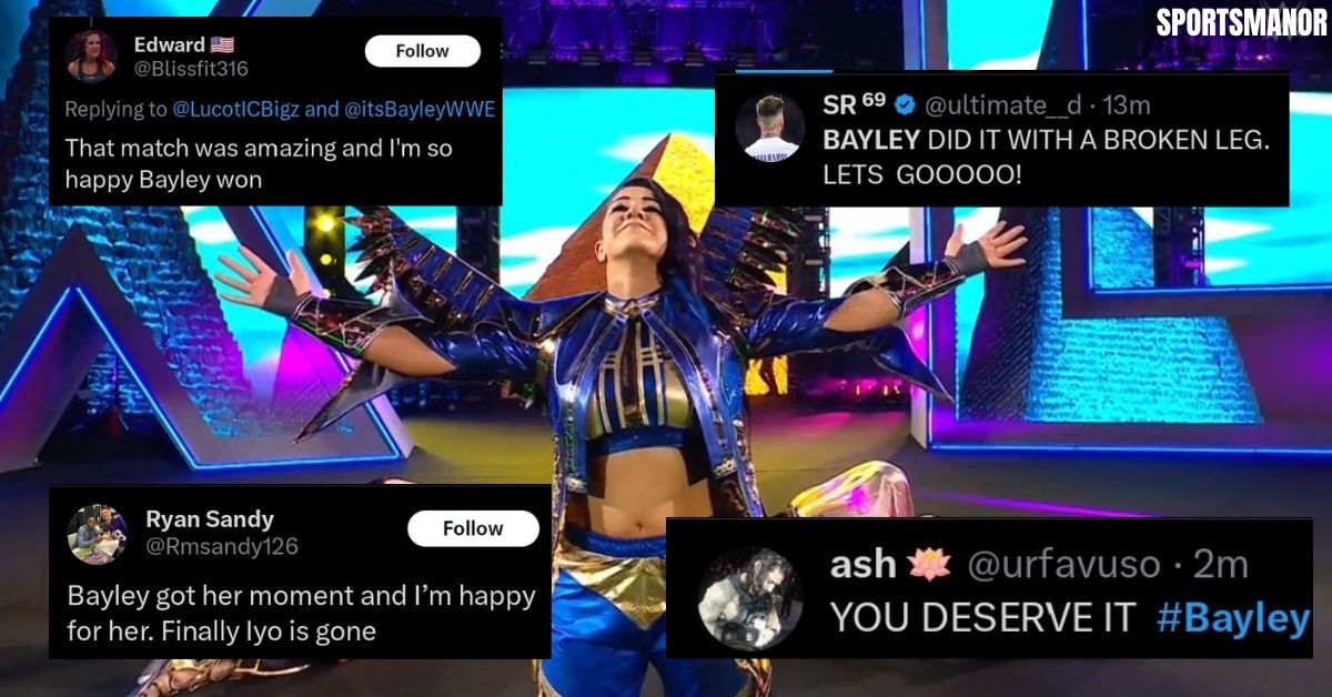 Fans react to Bayley's victory