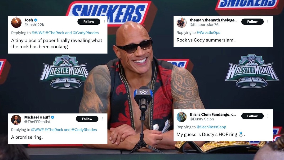 Fans react to the interaction between Cody Rhodes and The Rock