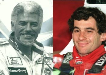 Ted Toleman (left), Ayrton Senna (right) (Credits- F1i.com, France 24)