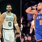 Boston Celtics vs New York Knicks (Credits - Yahoo Sports and New York Post)