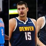 Shai Gilgeoous-Alexander, Nikola Jokic, and Luka Doncic (Credits - BasketNews and Sports Illustrated)