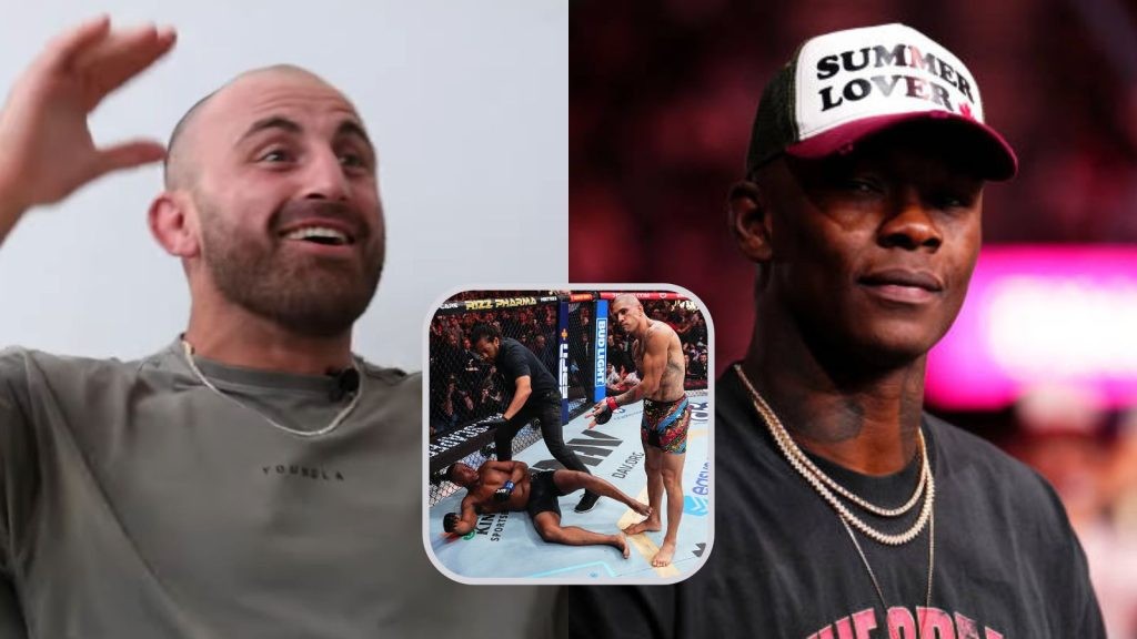 Israel Adesanya and Alexander Volkanovski Have Completely Different Reactions to Their Biggest Rival Getting a Knockout Win at UFC 300
