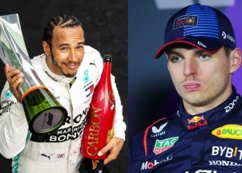 Lewis Hamilton (left), Max Verstappen (right) (Credits- Fox Sports, Daily Star)