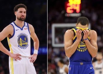 Golden State Warriors stars Klay Thompson and Steph Curry