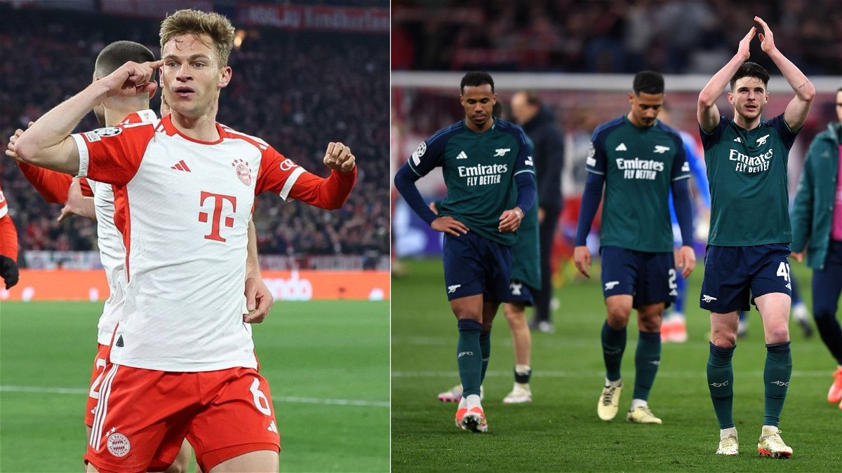 Joshua Kimmich's goal knocked Arsenal out of the Champions League