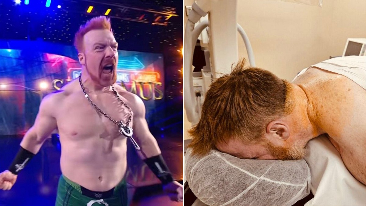 Sheamus was out of action due to a shoulder injury