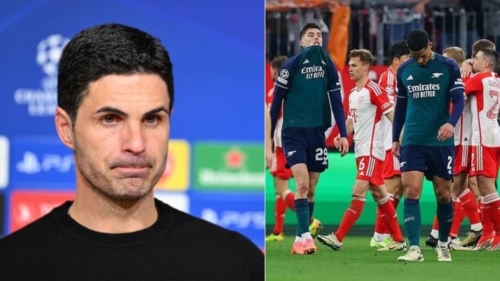 “I Cannot Find the Right Words”: Arsenal Coach Mikel Arteta at a Loss of Words After UCL Exit as Trophyless Season Looms Ahead
