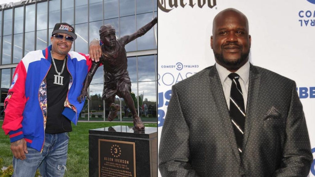 Shaquille O’Neal Reveals What Makes Allen Iverson’s Statue Special as the Entire NBA World Continues to Throw Shade on 76ers