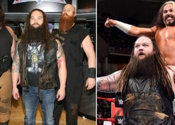 Bray Wyatt with his Wyatt Family