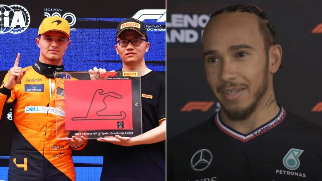Lando Norris’ Snatches Pole From Lewis Hamilton After His Lap Time Gets Reinstated by FIA at the Chinese GP
