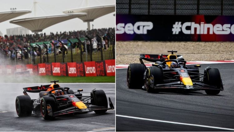 Max Verstappen in the Chinese GP sprint qualification 2024