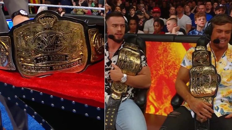 New WWE tag team titles